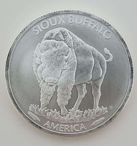(2) 2015 Sioux 1 Oz Silver Dollars