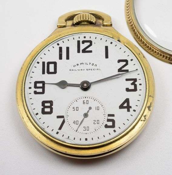 Iconic 1952 Hamilton Railway Special GF Pocket Watch