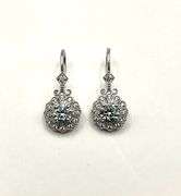 Stunning 2.4 Ctw Fire Moissanite Earrings