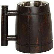 Handmade Wooden Tavern Beer Mug