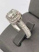 CERTIFIED BRAND NEW 14K WHITE GOLD DIAMOND ENGAGEMENT RING