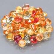Brilliant colors! 8.30ct real Songean Sapphire set!