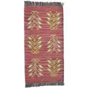 Handmade Wool Jute Kilim Rug