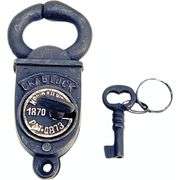 Iron Crab Padlock with Skeleton Keys