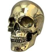 Bali Gold Polished Brass Skull