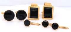Cufflinks and Stud Set with Extra Cufflinks