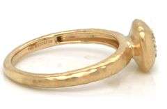 New Gabriel & Co. 0.09ctw Pave Diamond Ring in 14K