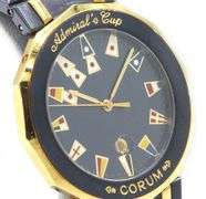 Corum Admirals Cup, 35mm, Quartz, Blue Steel and 18K Yellow Gold