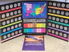 Growth Of A Nation, 50 State Quarter Set Folder