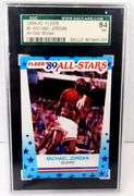 Michael Jordan All-Star Basketball Card, 8.4 NM