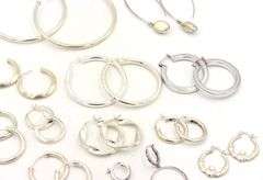 Group lot of Vintage 925 sterling silver earrings