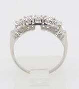 Vintage Five Stone Diamond Ring in 14k White Gold