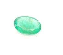 Large surface! 1.72ct pendant cut Zambian Emerald!
