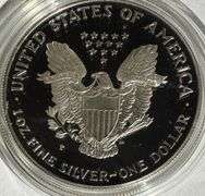1995 P Silver Eagle With box an paper