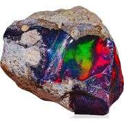 Natural Rough Black Opal Gemstone