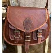 Handmade Leather Crossbody Shoulder Bag