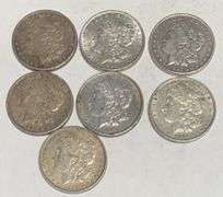 7 Different Nicer Circulated Silver Dollars