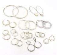 Group lot of Vintage 925 sterling silver earrings