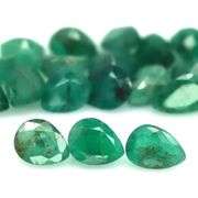 Rich green unheated 9.45ct Zambian Emerald set
