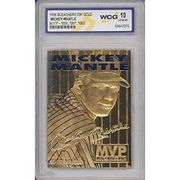 1996 Mickey Mantle 23KT Gold Card Limited Edition