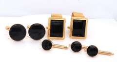 Cufflinks and Stud Set with Extra Cufflinks