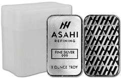 Tube of 20 Asahi Refining 1 Troy Oz pure .999 silver bars