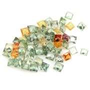 Matched! 6.16ct princess cut Sapphire set