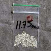 Substantial 11.75 ct parcel of diamonds