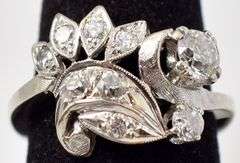Approx. 0.85CTW Diamond Ring in 14K White Gold