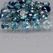 Natural 3.62ct blue Sapphire set with multiple hues