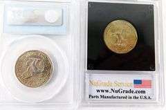 2 Susan B. Anthony Graded Dollar Coins