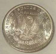 1884 Ol BU Morgan Dollar Frosty White.