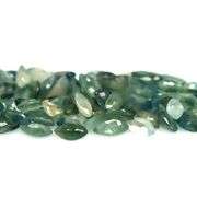 Stunning blue green 9.45ct marquise cut Sapphire set