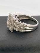 CERTIFIED 14K WHITE GOLD DIAMOND RING