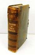 1857 Leather Prayer Book in Hebrew & English