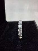 MAGNIFICENT 14K WHITE GOLD DIAMOND WEDDING BAND