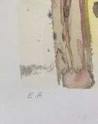 Special Salvador Dali Signed Horses Lithograph