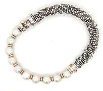 Michael Dawkins pearl beaded bracelet