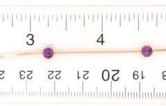 14kt Yellow gold amethyst bracelet