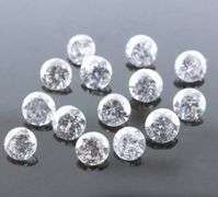 High fire! 1.13ct set of matched 2.4mm real Diamonds