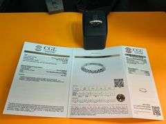CERTIFIED BRAND NEW 14K WHITE GOLD DIAMOND BAND