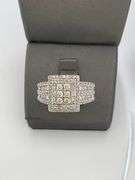 CERTIFIED 14K WHITE GOLD DIAMOND RING