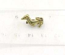 14kt Yellow gold Dog charm