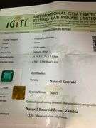 Investment quality CERTIFIED 15.86 CARATS NATURAL EMERALD