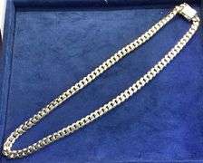 Classic 10k yellow gold Cuban link chain