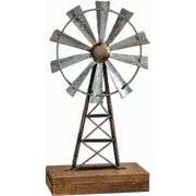 Rustic Farmhouse Tabletop Windmill