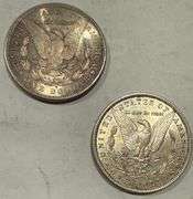 1879 S &1886 Uncirculated Morgan Dollars