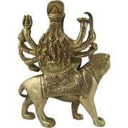 Goddess Durga Brass Hindu Goddess