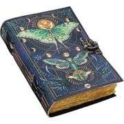 Handmade Leather Luna Moth and Butterfly Journal