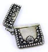 Antique Sterling Silver Stamp Case